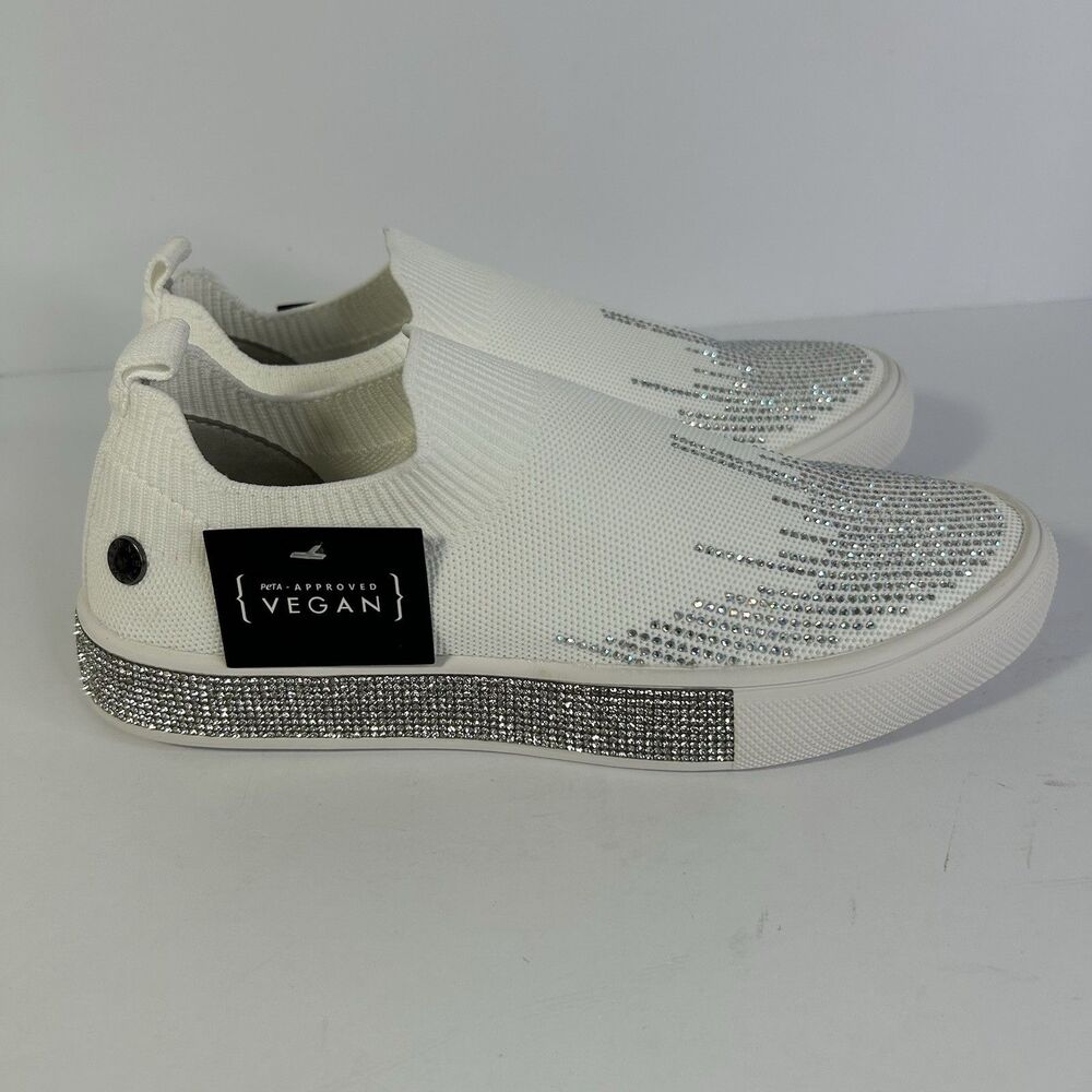 Bernie Mev Matrix White Women's 39/US 8 Slip-On Comfort Shoes Lightweight Casual